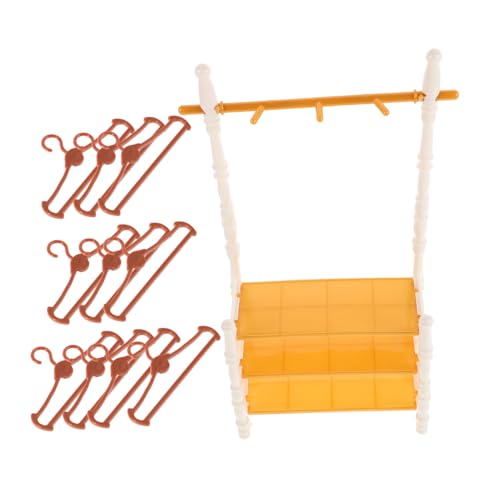 UPKOCH 1 Set Puppen Kleiderbügel Kleiderbügel Kleiderständer Wäscheständer Kleiderständer Babypuppen Miniatur Kleiderständer Hunde Kleiderbügel Kleiner Kleiderbügel Haustier von UPKOCH