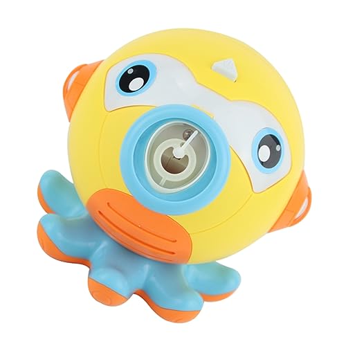 UPKOCH 1 Set Seifenblasenmaschine Kinderspielzeug Kinderspielzeug Seifenblasenmacher Kinder Blasspielzeug Cartoon Oktopus Blasenherstellungsspielzeug Musikalischer von UPKOCH