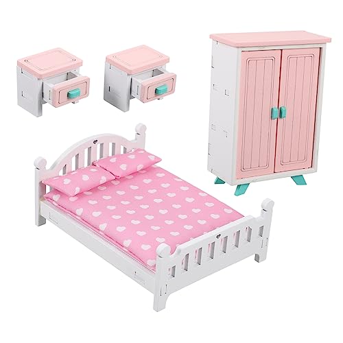 UPKOCH 1 Set Set Minimöbel Minispielzeug Kleinkindmöbel Für Kleinkinder Puppenhausmöbel Miniaturmöbel Puppenhauszubehör Puppenbett Puppenstubenmöbel Holz von UPKOCH