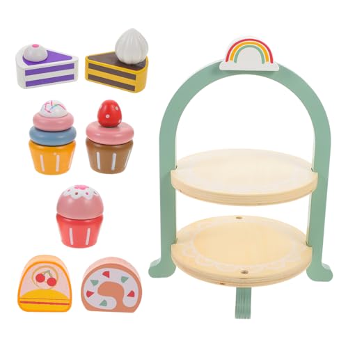 UPKOCH 1 Set Simulation Teeservice Spielzeug Kinder Spielzeug Kuchen Dekorieren Kinderspielzeug Simulation Cupcake Simulation Dessert Dekor Simulation Dessert Requisiten Cupcake von UPKOCH