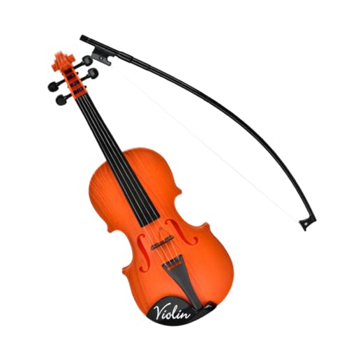 UPKOCH 1 Set Simulierte Violine Kleines Musikspielzeug Realistisches Violinen Ornament Violinen Violinen Anfängerspielzeug Instrumente Musikinstrument Ukulele Xylophon von UPKOCH