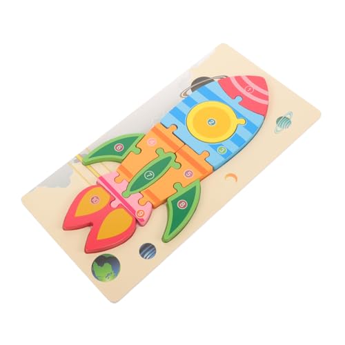 UPKOCH 1 Satz Stereo-Block-Puzzle Montessori-Spielzeug für Kinder -Rätsel Kinderspielzeug Kinder Puzzle Kleinkindspielzeug Kleinkind-Puzzle 3D-Puzzle-Spielzeug Kinder-Puzzle-Spielzeug von UPKOCH