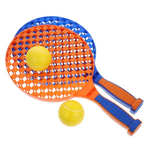 UPKOCH 1 Set Tennis Spielzeugschläger Tennisbälle Schlägerspielzeug Für Racquetballschläger Für Badminton Outdoor Für Interaktives Kinderspielzeug Sportgerät Tragbares Aus von UPKOCH