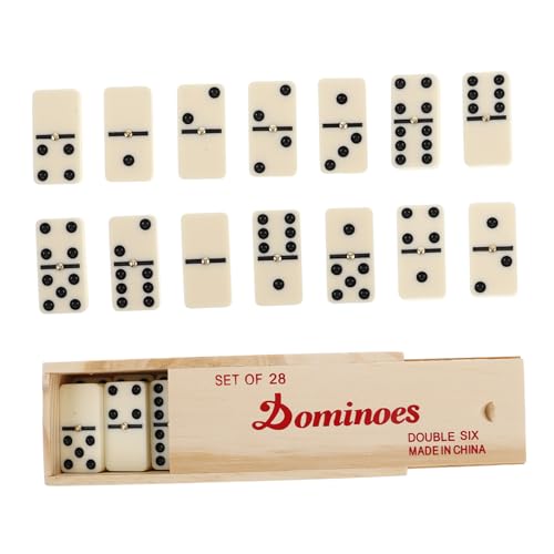 UPKOCH 1 Set Tischläufer Dominosteine ​​Für Mini Dominosteine ​​Dominospiel Dominospiel Dominotabletts Dominohalter Dominospielzeug Dominotisch Holz von UPKOCH