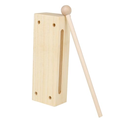 UPKOCH 1 Set Ton Klöppel Musikspielzeug Instrumente Freizeitspielzeug Musikalisches Aufklärungsspielzeug Musikspielzeug Schlaginstrument Musikspielzeug Holz Beige von UPKOCH