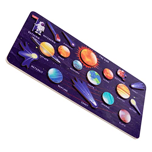 UPKOCH Kleinkind Spielzeug 1 Set Weltraum Planeten Puzzle Puzzle Zur Kognitiven des Solar Systems Interaktives Matching Puzzle Für Jungen Und Ädchen Ab 3 Jahren Auto Kinder von UPKOCH