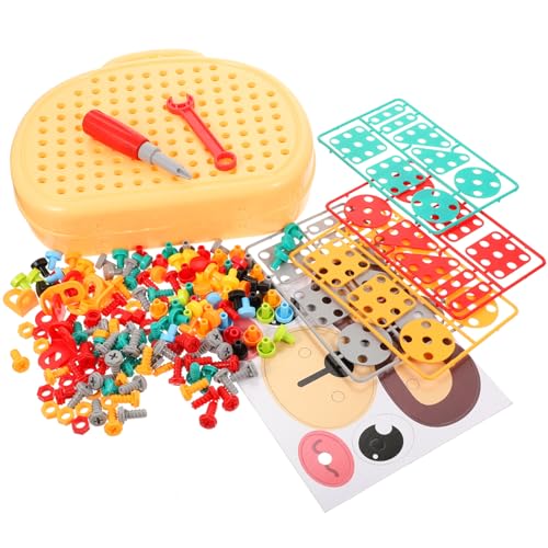 UPKOCH 1 Set Werkzeugkasten Kleinkind Puzzles Werkzeuge Für Puzzles Für Kleinkinder Lernwerkzeug Rollenspiel Kinderspielzeug Haushalts Lernspielzeug Bauchmuskeln von UPKOCH