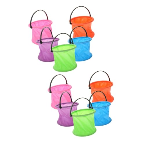 UPKOCH 10 STK Eimer Foldable Bucket wassercontainer Water Container lackwanne spielzeugtonne putzkübel sandwanne klein Wasserbehälter Waschbecken Zubehör Kind Wäschewanne PVC von UPKOCH