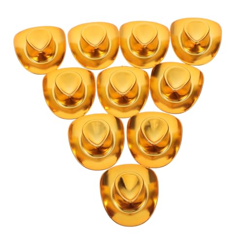 UPKOCH 10 Stück Mini Cowboy Hüte Glitter Western Miniatur Hüte für DIY Basteln Puppenhaus Dekorationen Partyaccessoires Vielseitig Verwendbar UPKOCH 10 Stück Mini Cowboy Hüte Glitter Western Miniatur Hüte für DIY Basteln Puppenhaus Dekorationen Partyaccessoires Vielseitig Verwendbar von UPKOCH