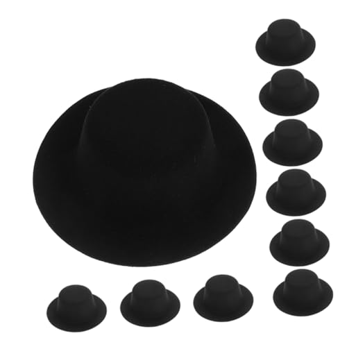 UPKOCH 10stücke Miniatur-bowlerhüte Für Bastelprojekte Puppenoutfits Und Haustierkostüme Für Weihnachtsdekorationen Und DIY-Accessoires UPKOCH 10stücke Miniatur-bowlerhüte Für Bastelprojekte Puppenoutfits Und Haustierkostüme Für Weihnachtsdekorationen Und DIY-Accessoires von UPKOCH