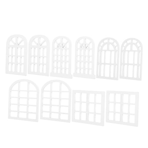 UPKOCH 10 Stück Teiliges Mini Holz Fensterrahmen Robuste Miniatur Fenstermodelle für DIY Puppenhaus Dekoration Vielseitige Holz Miniaturen für Puppenhaus Möbel und Zimmeraccessoires UPKOCH 10 Stück Teiliges Mini Holz Fensterrahmen Robuste Miniatur Fenstermodelle für DIY Puppenhaus Dekoration Vielseitige Holz Miniaturen für Puppenhaus Möbel und Zimmeraccessoires von UPKOCH