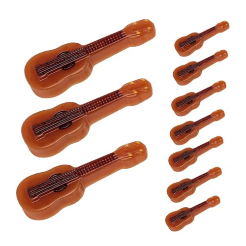 UPKOCH 10 Stück Teiliges Miniatur Gitarren aus Resin Realistische Mini Musikinstrumente Dekorative Puppenhaus Gitarren Langlebige Kleine Gitarrenmodelle für Heim und UPKOCH 10 Stück Teiliges Miniatur Gitarren aus Resin Realistische Mini Musikinstrumente Dekorative Puppenhaus Gitarren Langlebige Kleine Gitarrenmodelle für Heim und von UPKOCH