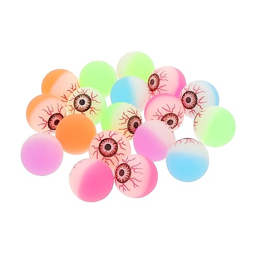 UPKOCH 100 Stk Eye Hüpfball realistische Augäpfel kleine Hüpfbälle Augapfel Kinderspielzeug halloween Halloween-Goodie-Bag-Füller Gruselige Augen-Requisiten Plastik von UPKOCH