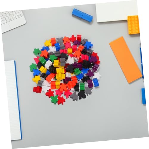 UPKOCH 100 Stück Teiliges Bunte Holzspielsteine Handgefertigte Robuste Meeples Spielfiguren aus Holz für Brettspiele Schachersatz Zähl Sortieraktivitäten in Familie und Unterricht UPKOCH 100 Stück Teiliges Bunte Holzspielsteine Handgefertigte Robuste Meeples Spielfiguren aus Holz für Brettspiele Schachersatz Zähl Sortieraktivitäten in Familie und Unterricht von UPKOCH