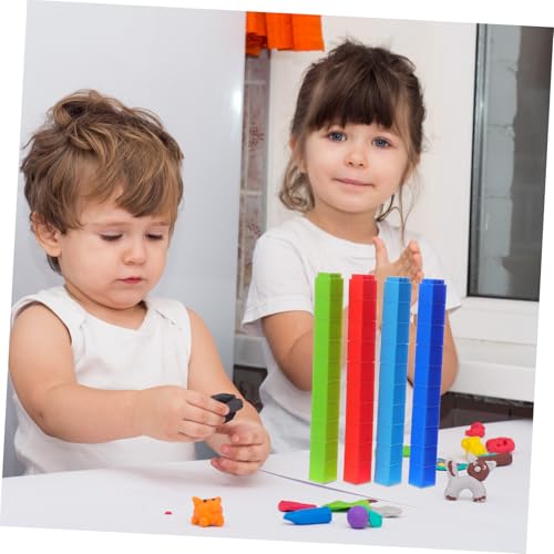 UPKOCH 100 Stück Teiliges Rechenwürfel aus Kunststoff Stem Puzzle Lernspielzeug für Kreative Bauklötze zur Mathematischer Fähigkeiten und Frühem Zahlenverständnis im Kindergarten und UPKOCH 100 Stück Teiliges Rechenwürfel aus Kunststoff Stem Puzzle Lernspielzeug für Kreative Bauklötze zur Mathematischer Fähigkeiten und Frühem Zahlenverständnis im Kindergarten und von UPKOCH