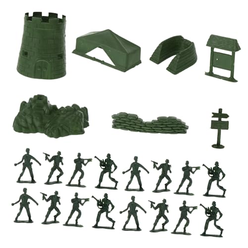 UPKOCH 100St Militärsoldatenmodell für kinderspielzeug Boy Toys Figuren Soldatenmodelle Soldatenfiguren militärische Figuren Soldatenspielzeug Plastik Green von UPKOCH