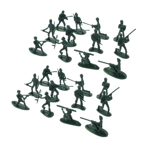 UPKOCH 100St Mini-Soldatenmodell Actionfiguren der Spezialeinheiten winzige Menschenfiguren Spielzeug Soldaten Figuren Miniaturszenen, Soldatenmodelle Sandtisch-Soldaten-Modelle Plastik von UPKOCH