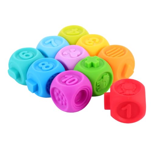 UPKOCH 10Stücke Teiliges aus Weichem Vielseitige Bausteine für Badespaß und Beißspielzeug für Handspiel für Kleinkinder UPKOCH 10Stücke Teiliges aus Weichem Vielseitige Bausteine für Badespaß und Beißspielzeug für Handspiel für Kleinkinder von UPKOCH