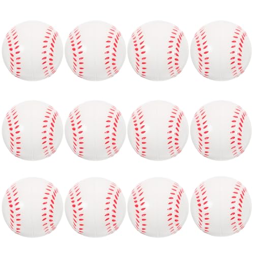 UPKOCH 12 Stück Elastische Baseballbälle Flexible Baseballbälle Kleinkindbasebälle Baseball-Hüpfball von UPKOCH
