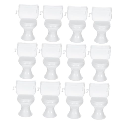 UPKOCH 12 Stück Puppenhaus Miniatur Wc Realistische Mini Toilette Robuste Badezimmermöbel Platzsparend und Leicht für DIY Bastelprojekte Puppenhaus Dekoration und Kreative Szenegestaltung UPKOCH 12 Stück Puppenhaus Miniatur Wc Realistische Mini Toilette Robuste Badezimmermöbel Platzsparend und Leicht für DIY Bastelprojekte Puppenhaus Dekoration und Kreative Szenegestaltung von UPKOCH