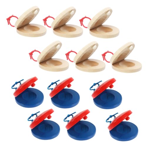 UPKOCH 12 Stück Teiliges Holz Castanet Kindersicheres Musikinstrument mit Roter und Blauem Design Fördert Musikalische Früherziehung und Spielerisches Lernen im Kindergarten UPKOCH 12 Stück Teiliges Holz Castanet Kindersicheres Musikinstrument mit Roter und Blauem Design Fördert Musikalische Früherziehung und Spielerisches Lernen im Kindergarten von UPKOCH