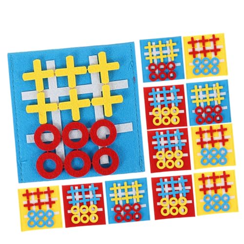 UPKOCH 12 Stück Teiliges Mini Toe Brettspiel aus Filz Buntes Lernspielzeug für Fördert Logisches Problemlösung und Kognitive Fähigkeiten für Geburtstagsfeiern und Familienspiele UPKOCH 12 Stück Teiliges Mini Toe Brettspiel aus Filz Buntes Lernspielzeug für Fördert Logisches Problemlösung und Kognitive Fähigkeiten für Geburtstagsfeiern und Familienspiele von UPKOCH