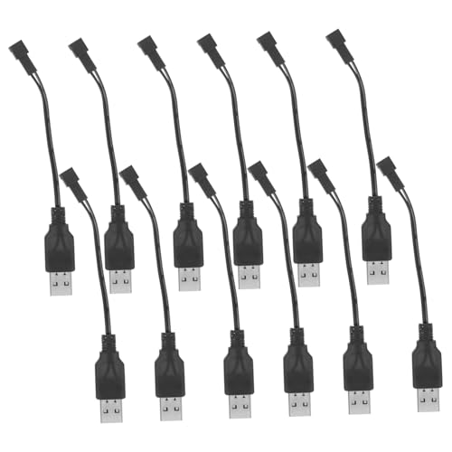 UPKOCH 12 Stück Teiliges USB-ladekabel Power Adapter Kurz USB-c Kabel Schnellladung für Elektrische Spielzeuge Rc Auto und Bubble Machine Ladezubehör UPKOCH 12 Stück Teiliges USB-ladekabel Power Adapter Kurz USB-c Kabel Schnellladung für Elektrische Spielzeuge Rc Auto und Bubble Machine Ladezubehör von UPKOCH