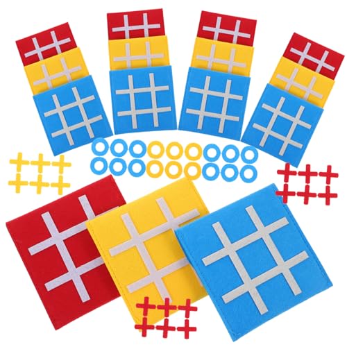 UPKOCH 15 Teiliges Mini Schachbrett Mit Neun Quadraten Familienbrettspiel Pädagogisches Brettspiel Schaumstoff Tictactoe Spiel Klassisches Brettspiel Kognitive Spiele Kinder von UPKOCH