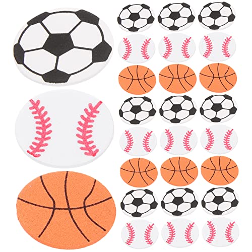 UPKOCH Aufkleber Kinder – 150 Blatt Selbstklebende Selbstgemacht Schwammaufkleber Fußball Basketball Baseball 3cm für Möbel Türen Wände Basteln und Heimdekoration UPKOCH Aufkleber Kinder – 150 Blatt Selbstklebende Selbstgemacht Schwammaufkleber Fußball Basketball Baseball 3cm für Möbel Türen Wände Basteln und Heimdekoration von UPKOCH