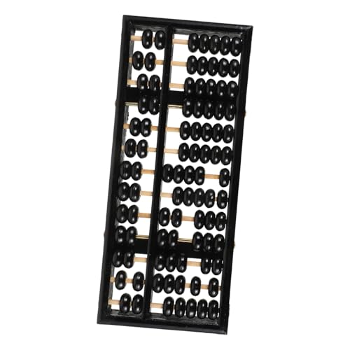 UPKOCH 1Stk Abakus holzspielzeug taschenrechner Holzspielzeug für Lernspielzeug für holzspielsachen Stange lehrreich Perlen Mathe-Lernwerkzeug hölzern Black von UPKOCH