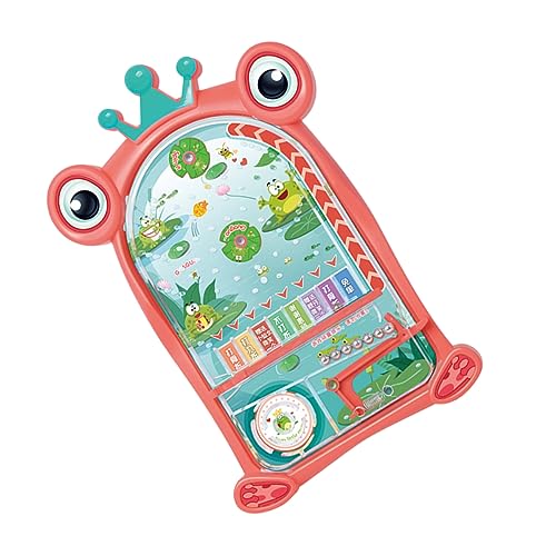 UPKOCH 1Stk Fun Flipperautomat Tischspiel Tischballspiel Spielzeug Partygeschenke interaktives Spielzeug kinderspielzeug Flipperautomat Spielzeug für Kinder Cartoon-Flipper Abs Rosa von UPKOCH