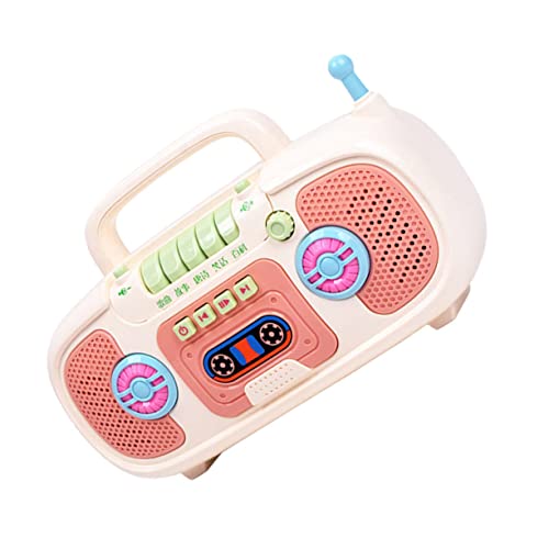 UPKOCH 1Stk Geschichte Maschine Bildungsspielzeug Kinderzahnräder Bausatz Desktop- Kinderspielzeug Sound-Musik-Recorder- Tonbandgerät für Plastik Weiß von UPKOCH