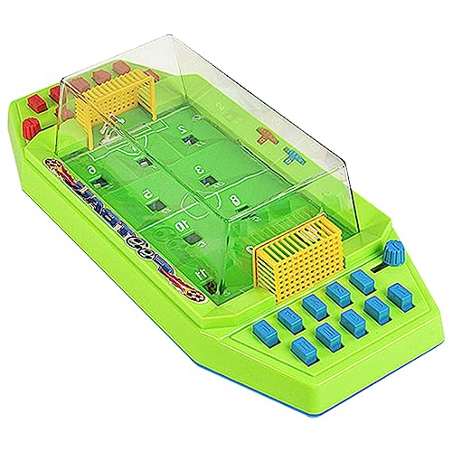 UPKOCH 1Stk Mini-Fußballspielzeug Tragbares Fußballspiel Tischfußballspiel Desktop-Fußballspiel Miniatur-Desktop-Fußball Tischplatte interaktives Spielzeug tischfußball Kinder Green von UPKOCH