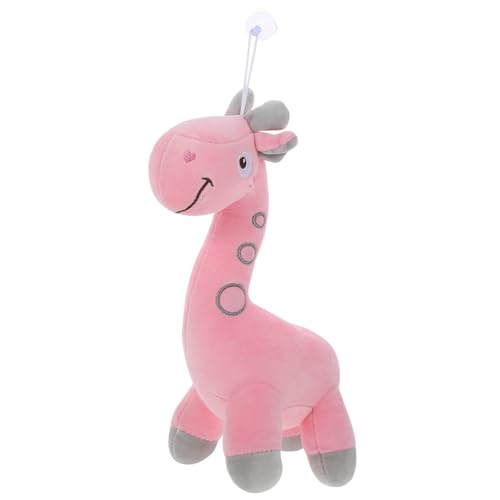 UPKOCH 1Stk Plüsch-Giraffe Kuscheltier stofftier Giraffenbaby babytragetuch Plüschtier Heimpuppenverzierung Puppenschmuck Daunen Baumwolle Rosa von UPKOCH