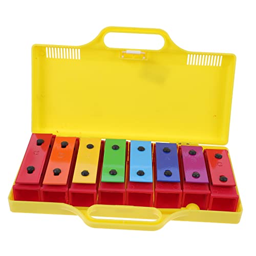 UPKOCH 1stk Orff-oktave Musikalisches Für Kleinkinder Musikalisches Klopfspielzeug Kleinkind Percussion Musikalisches Klopfklavier Handklopfendes Musikspielzeug Plastik Yellow von UPKOCH