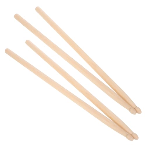 UPKOCH 2 Paar Natürliche Holz Drumsticks 5a Drumstick Set für Trommeln Praxis Leistung von UPKOCH