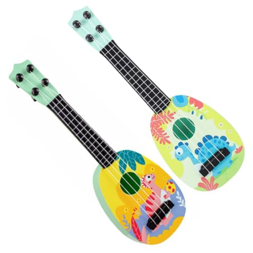 UPKOCH 2 STK Mini Gitarre pädagogisches musikspielzeug Plastikgitarre Musikalisches Gitarreninstrumente aus Kunststoff Nachahmung von Gitarrenspielzeug Abs von UPKOCH