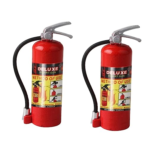 UPKOCH 2 STK rc Auto feuerlöscher Spielzeug Feuerlöscher dekorativer Feuerlöscher falsches Feuer das Spielzeug Feuerlöscher-Modell Feuerlöscher Spielzeug für RC Auto Mini schmücken von UPKOCH