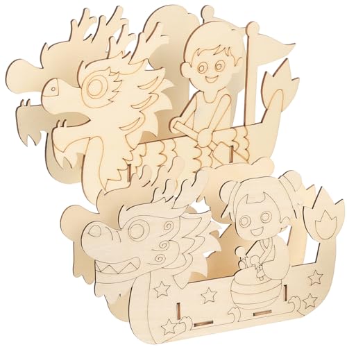 UPKOCH 2 Sätze 3D-schiffspuzzle 3D-rätsel Für DIY- Für Puzzle-Set Für Puzzle Für Hölzernes 3D-Puzzle-Modell 3D-Puzzle-Kits Für Holz von UPKOCH