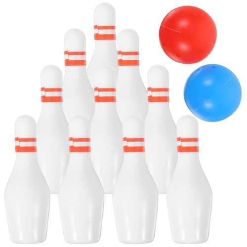 UPKOCH 2 Sätze -Bowlingkugel für kinderspielzeug spielwaren Toy spielzeuge für geschke Dinge Miniatur Blase Mini-House-Bowling-Modell Mini-Dekoration Harz von UPKOCH