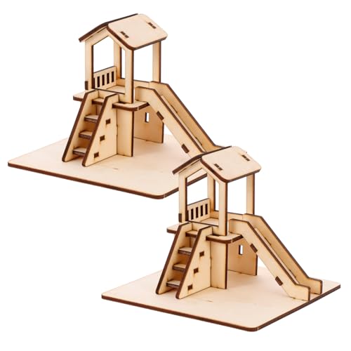 UPKOCH 2 Sätze DIY Holzrutsche Modellbausatz Lernspielzeug aus Holz ohne Kleber für Kreatives Basteln und Wissenschaftliches Lernen Sicher und Leicht Zusammenzubauen UPKOCH 2 Sätze DIY Holzrutsche Modellbausatz Lernspielzeug aus Holz ohne Kleber für Kreatives Basteln und Wissenschaftliches Lernen Sicher und Leicht Zusammenzubauen von UPKOCH
