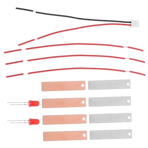 UPKOCH 2 Sätze DIY Obstbatterie Experiment Kit mit Kupferplatten Kartoffel Zitronen Batterie LED physikprojekt für Schüler Pädagogisches Wissenschaftsset zur Kreativer Motorik UPKOCH 2 Sätze DIY Obstbatterie Experiment Kit mit Kupferplatten Kartoffel Zitronen Batterie LED physikprojekt für Schüler Pädagogisches Wissenschaftsset zur Kreativer Motorik von UPKOCH