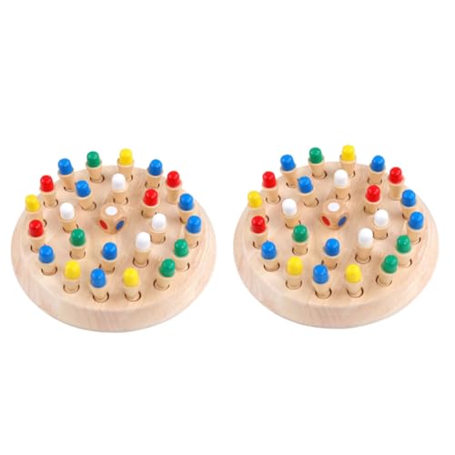 UPKOCH 2 Sätze Holz schachspiel Memory Lernspielzeug Pädagogisch Glatt Leicht Tragbar Fördert Gedächtnis Denkfähigkeit für Mädchen Jungen Interaktives Brettspiel UPKOCH 2 Sätze Holz schachspiel Memory Lernspielzeug Pädagogisch Glatt Leicht Tragbar Fördert Gedächtnis Denkfähigkeit für Mädchen Jungen Interaktives Brettspiel von UPKOCH