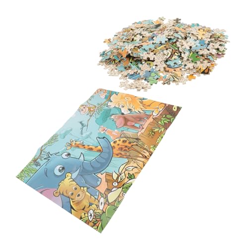 UPKOCH 2 Sätze Interaktives Spielzeug Puzzle-Spielzeug Für Kinder Cartoon-Design-rätsel Cartoon-rätsel Für Kinder Interaktive Rätsel Dekorative Rätsel Party Puzzles Spielzeug Papier von UPKOCH