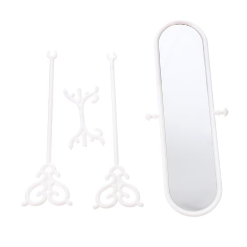 UPKOCH 2 Sätze Miniatur Drehbarer Standspiegel für Puppenhaus Dekoration Weißer Rahmen Robustes Design Glatte Oberfläche als Schlafzimmer Wohnraumaccessoire für Puppenhausgestaltung UPKOCH 2 Sätze Miniatur Drehbarer Standspiegel für Puppenhaus Dekoration Weißer Rahmen Robustes Design Glatte Oberfläche als Schlafzimmer Wohnraumaccessoire für Puppenhausgestaltung von UPKOCH