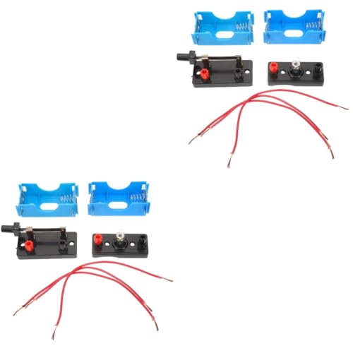 UPKOCH 2 Sätze Schaltung Experimentierkasten Wissenschaftsexperimente Für Kinder 3-5 Stromkreis Physik-Experiment-Tool Miniaturbausätze DIY-Kits Science-Kits Für Teenager Einfach Werkzeug von UPKOCH