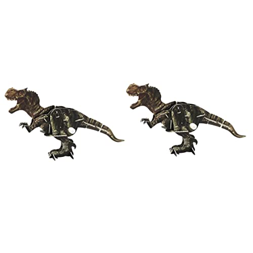 UPKOCH 2 STK 3D Dinosaurier Puzzle Modelle Dino Puzzle Jungs Spielzeug Inertiales Tiermodell D Puzzle Spielzeug lebensechter Dinosaurier Dinosaurier-Schmuck simuliertes Dinosauriermodell von UPKOCH