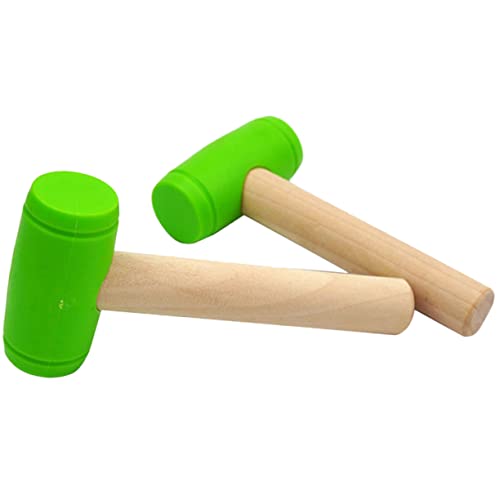 UPKOCH 2 Stück Kleine Holzhammer Spielzeuge Für Kleinkinder Mini Spielzeuge Kleinkinder Werkzeuge Werkzeuge Hammer Gefälschter Holzhammer Gefälschter Hammer von UPKOCH