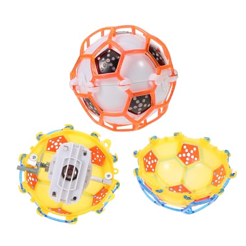 UPKOCH 2 Stück Leuchtender Fußball Federnd Sport Leuchtendes Fußballspielzeug Mini Leuchtball Aufblasbarer Ball Kickball Kinderspielzeug Kinderspielzeug LED Sprungball von UPKOCH