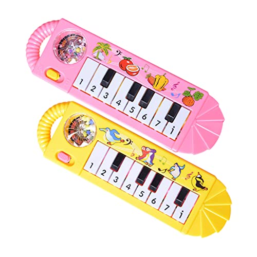 UPKOCH 2 Stück Mini Elektronisches Klavier Musikspielzeug Mini Tastatur Mini Kinderklavier Kinderspielzeug Instrumente Für Babys Für Kleinkinder Tastaturen Kinderklavier von UPKOCH